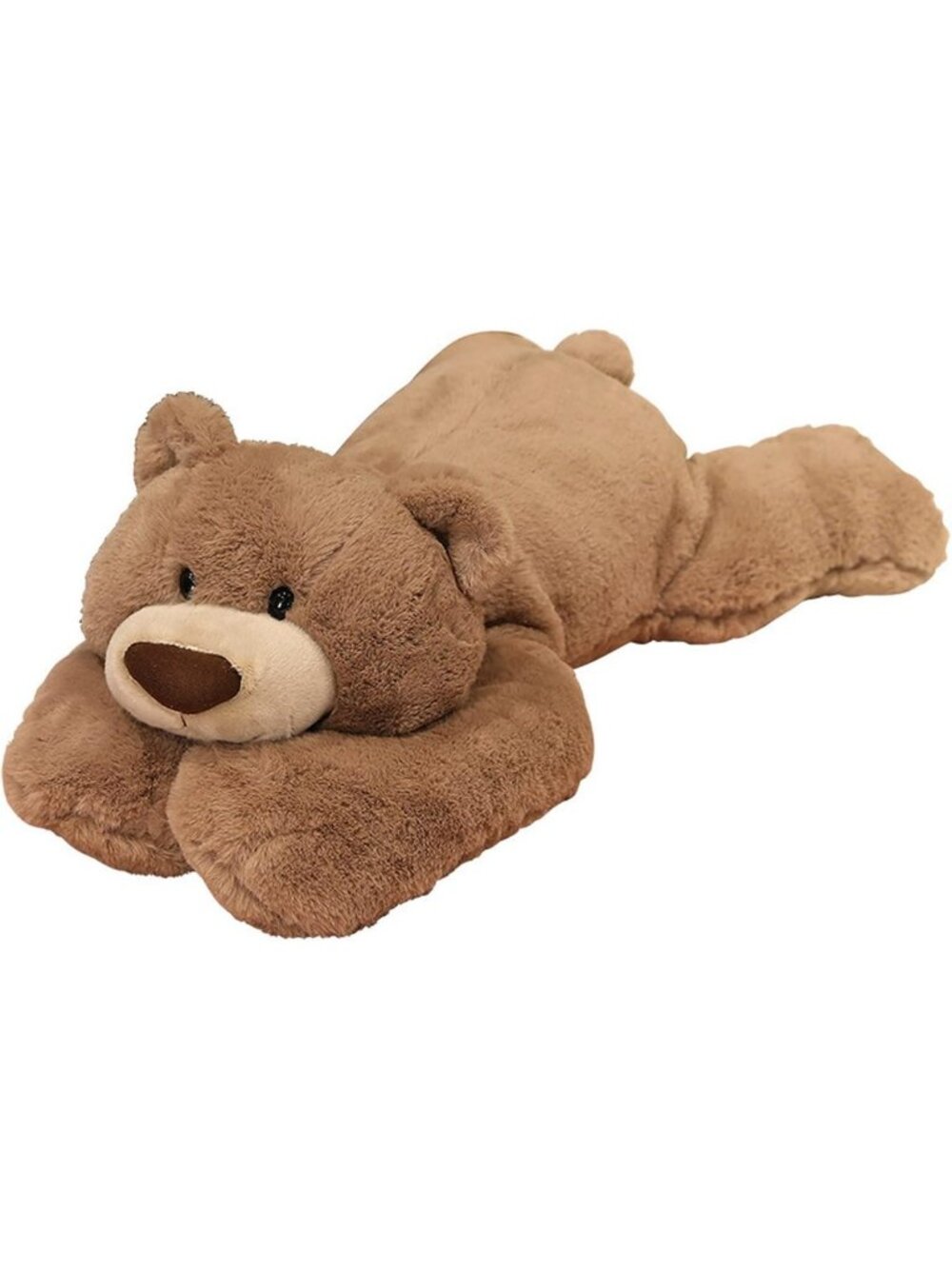Weighted Plush Bear Toy - 3.3 lbs Cozy Stuffed Animal Pillow for Kids, 19.6